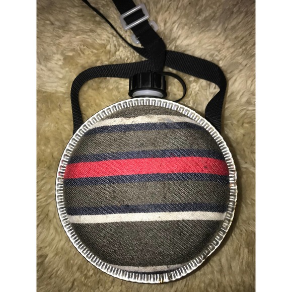 Vintage Canteen Striped Western Boho - Picture 4 of 5